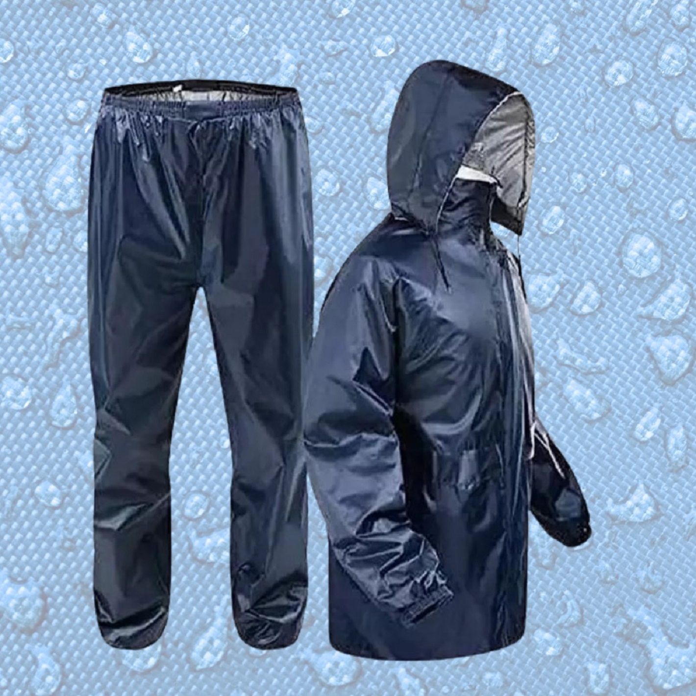 vordvigo Solid Men Rain Suit-picture-17