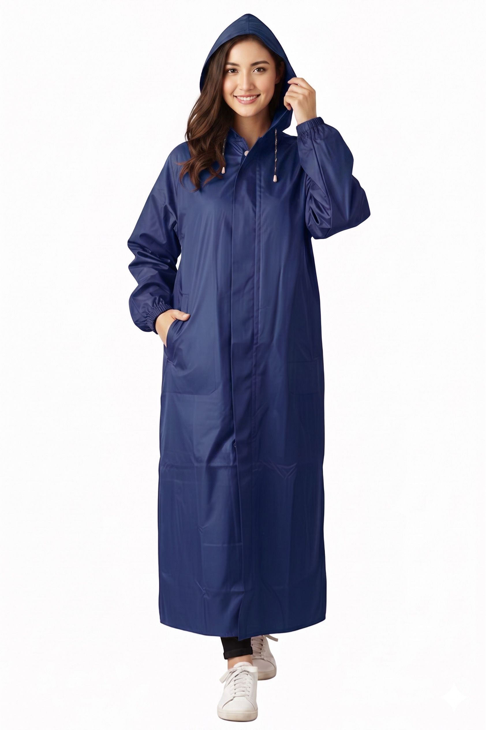oxtaul Solid Women Raincoat-picture-13