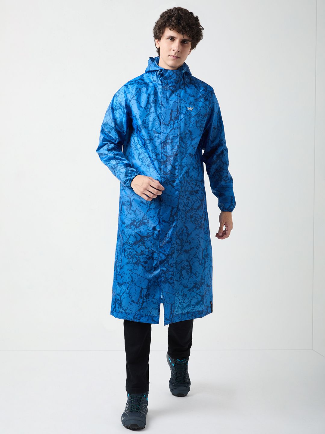 wildcraft Rain Coat CRACKS Solid Men Raincoat-picture-12