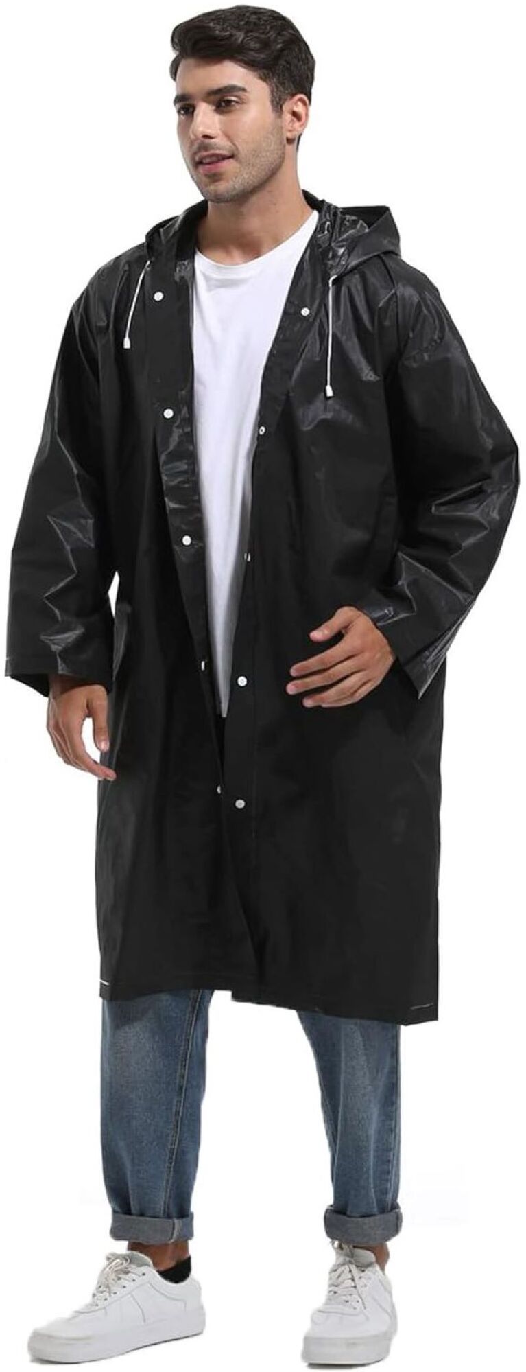 Solid Men Raincoat