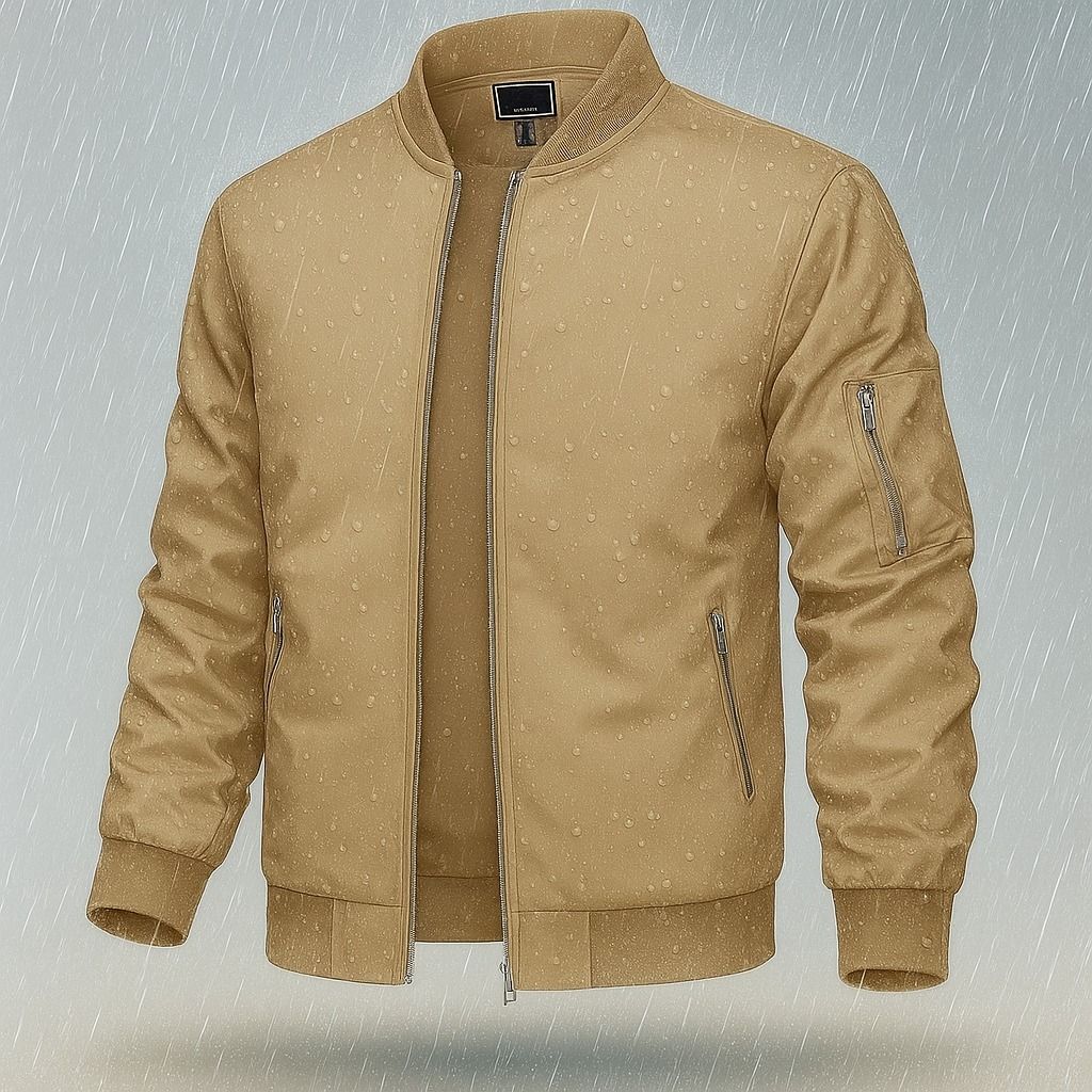 Solid Men Raincoat