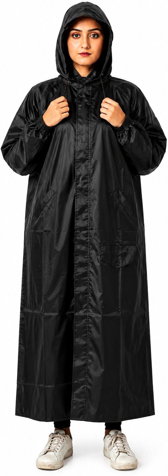 houseofcommon Solid Women Raincoat-picture-35