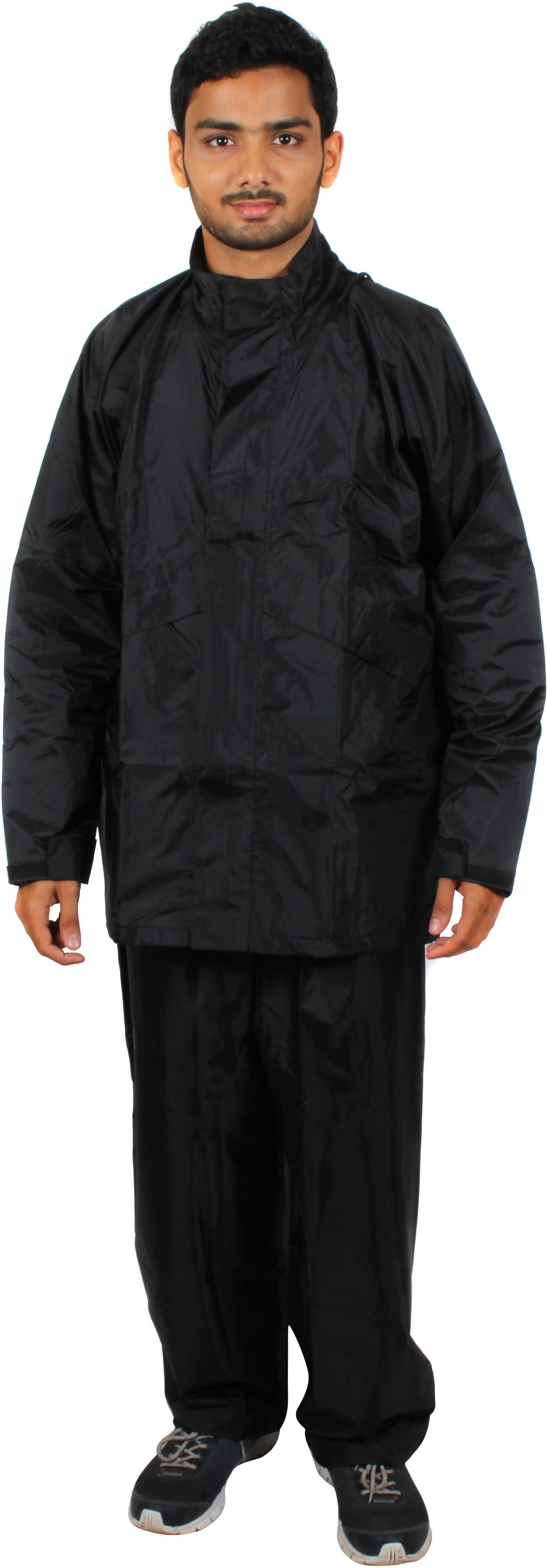 Solid Men Raincoat