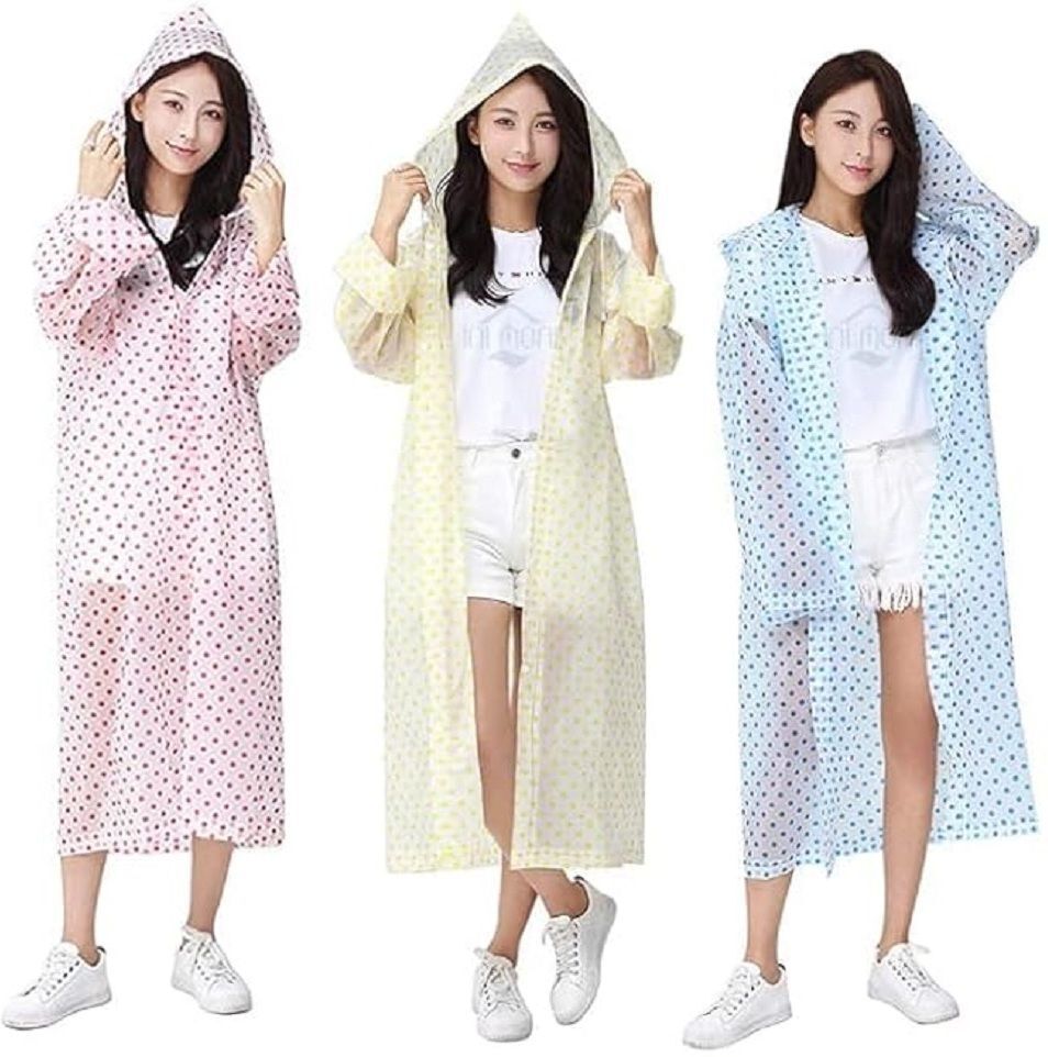 Polka Print Women Rain Suit-image-30
