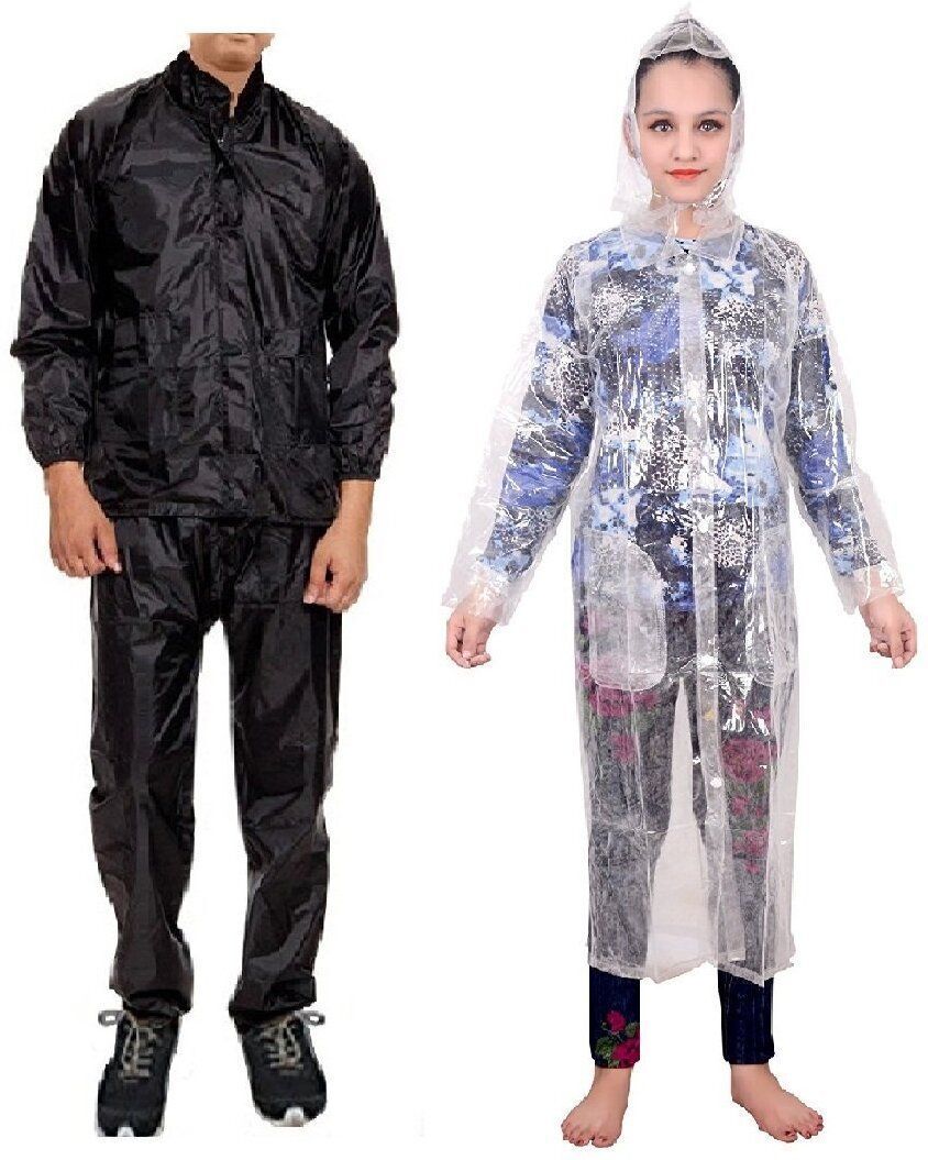 fashionon Solid Women Rain Suit-picture-26