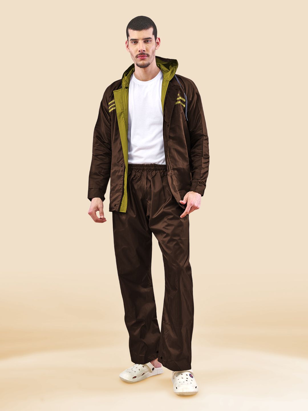 lux venus Solid Men Rain Suit-picture-10