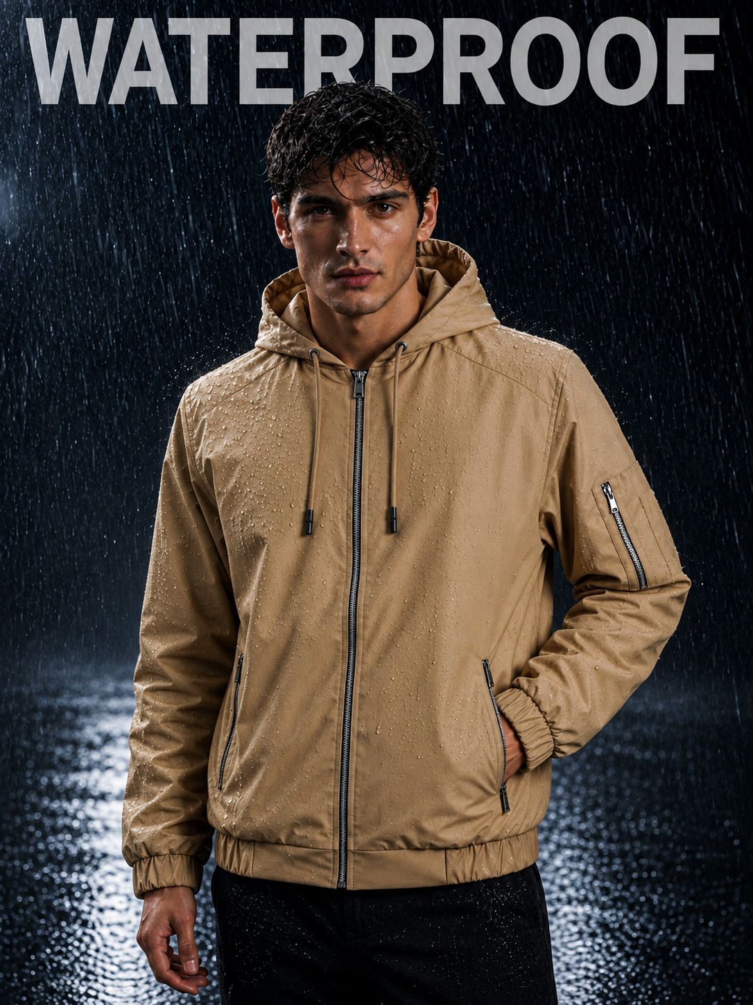 caraba Solid Men Raincoat-picture-34