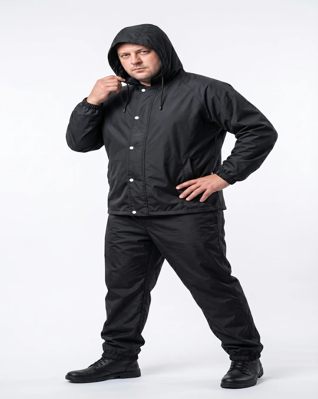 realmara Solid Men Raincoat-picture-14