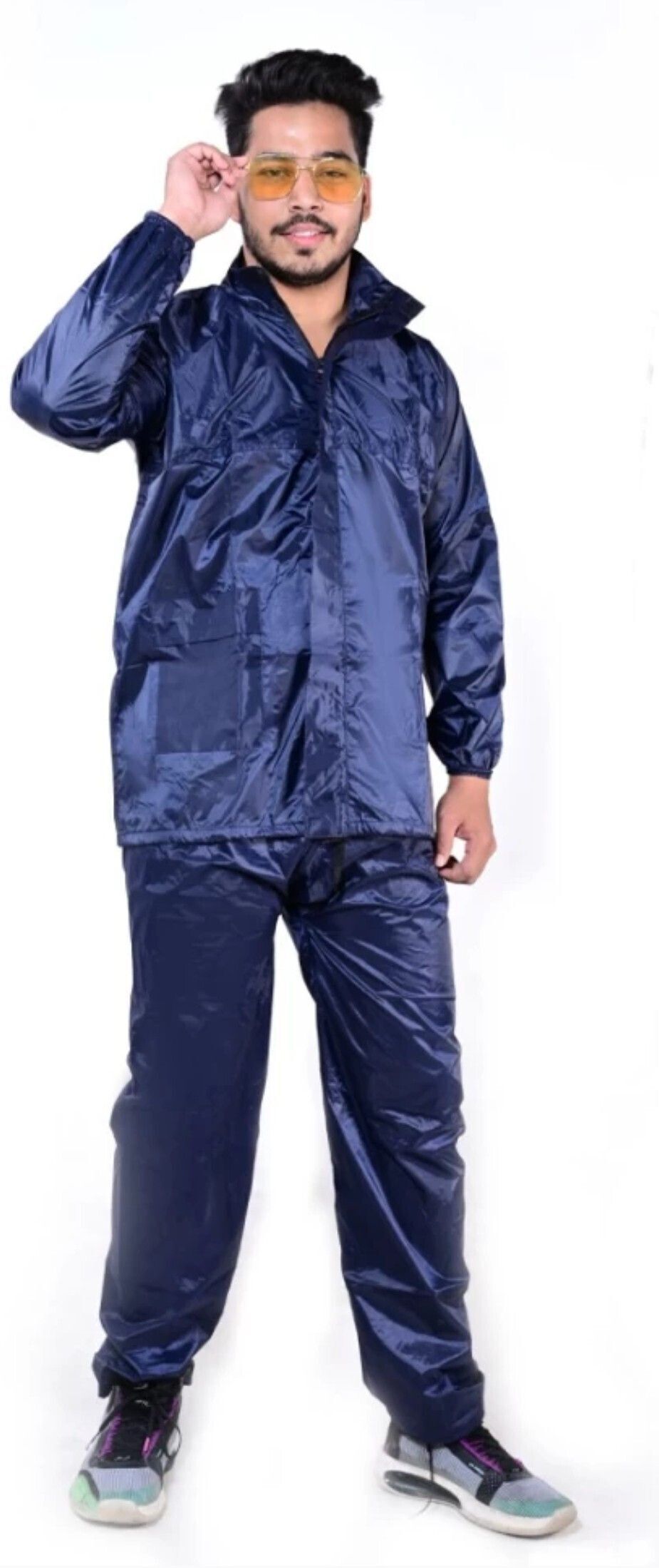 v nimoliya Solid Men Raincoat-picture-40