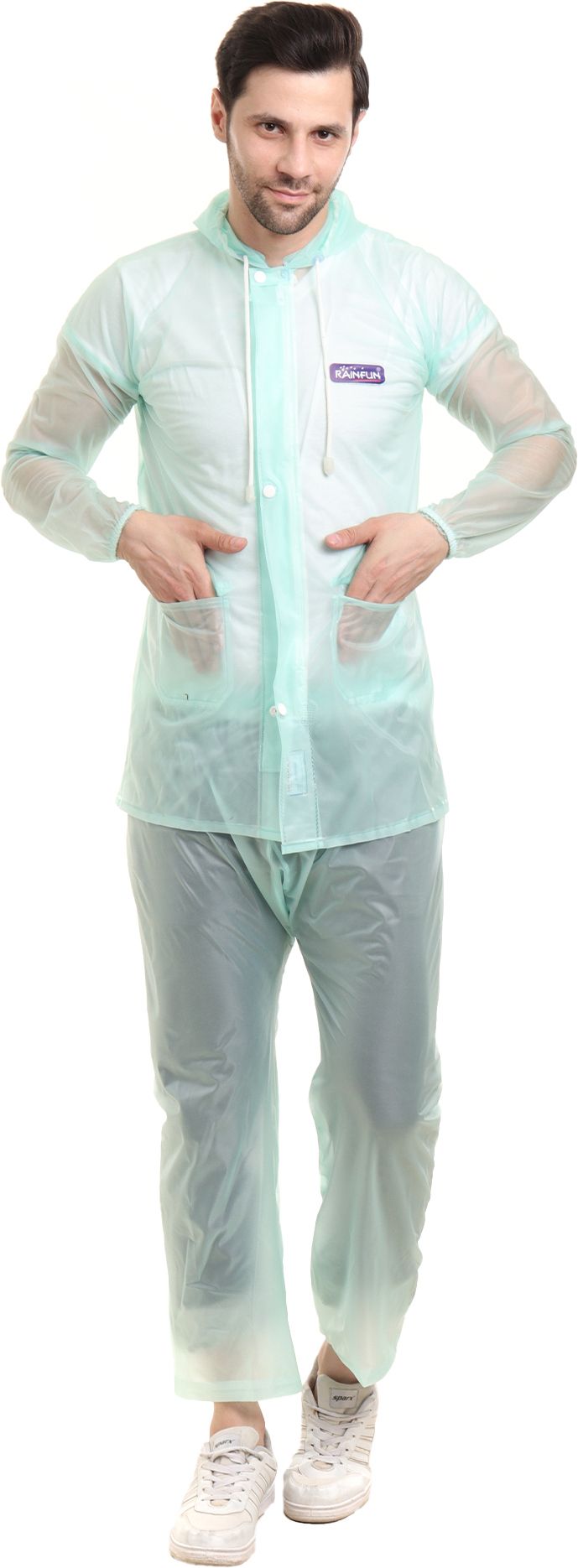 Solid Men Rain Suit-image-2