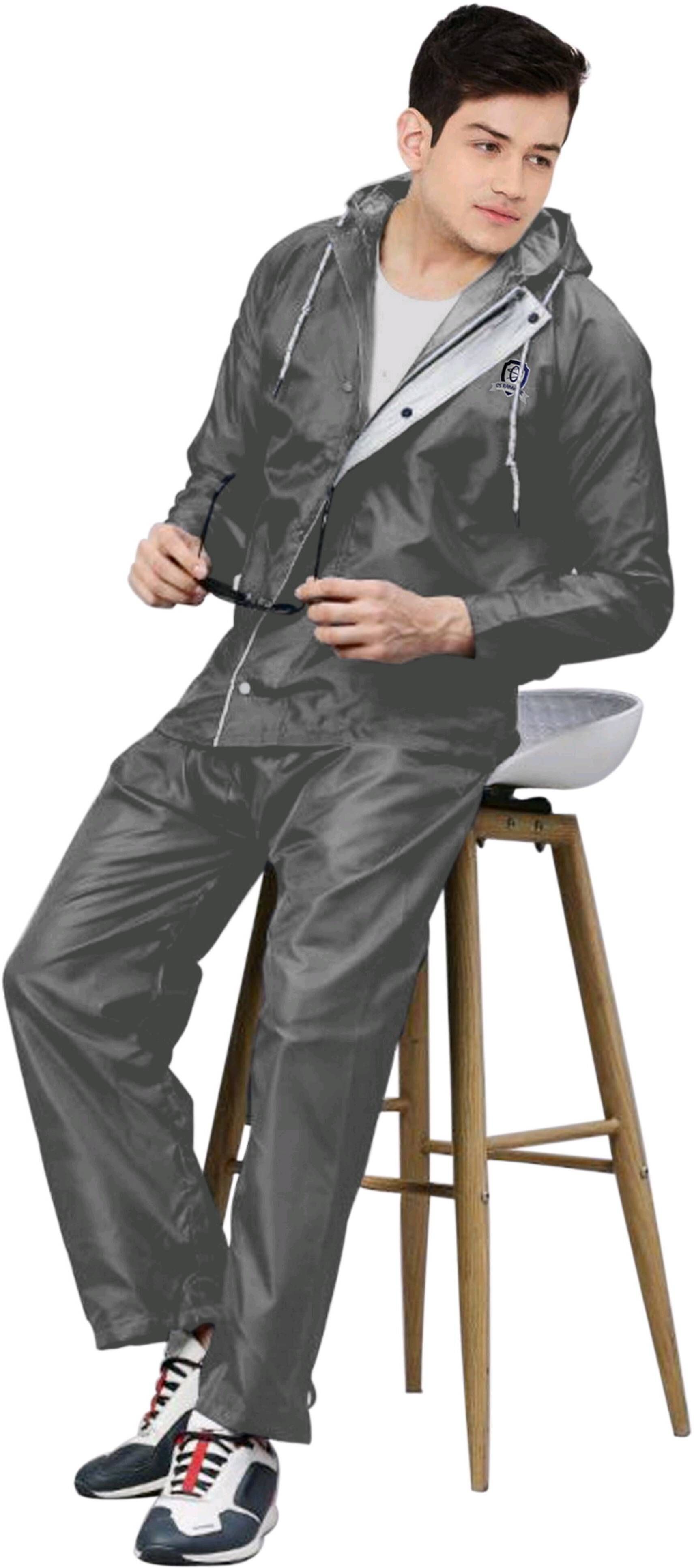 zedin Solid Men Raincoat-picture-21