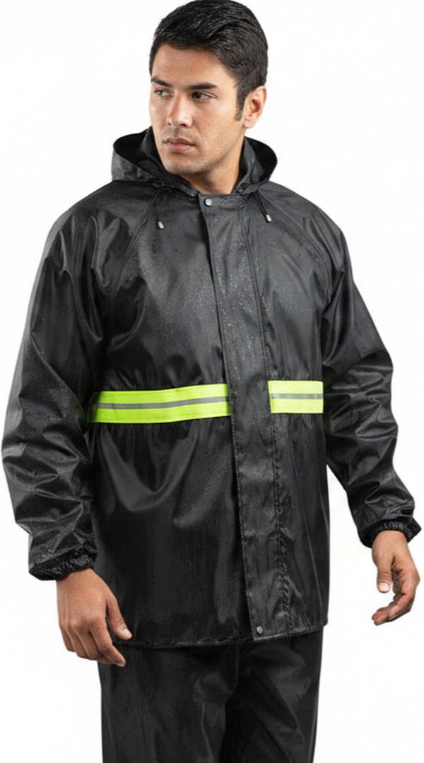 ecom Floral Print, Geometric Print, Graphic Print Men Raincoat-picture-47