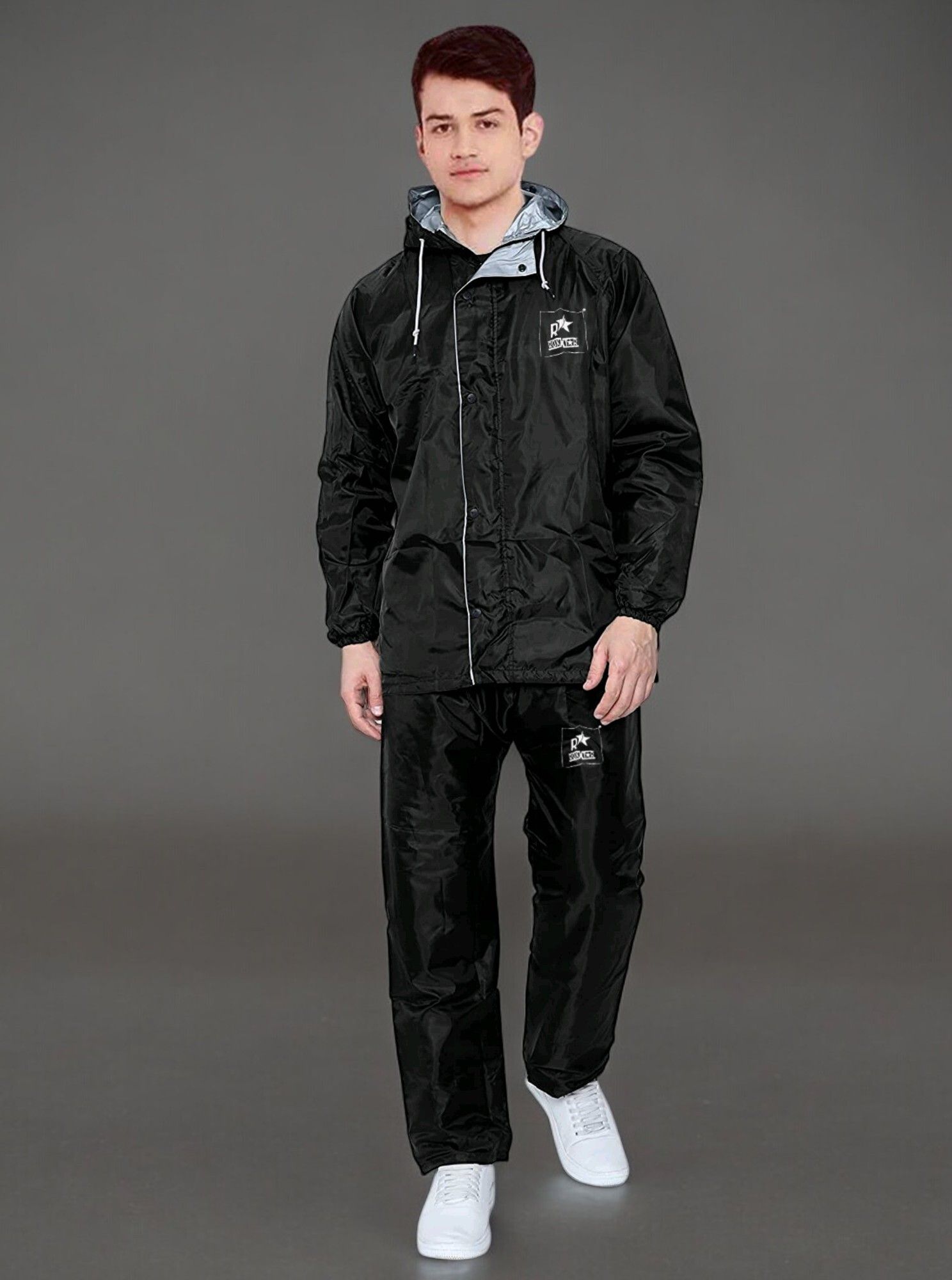 trust ous Solid Men Rain Suit-picture-25