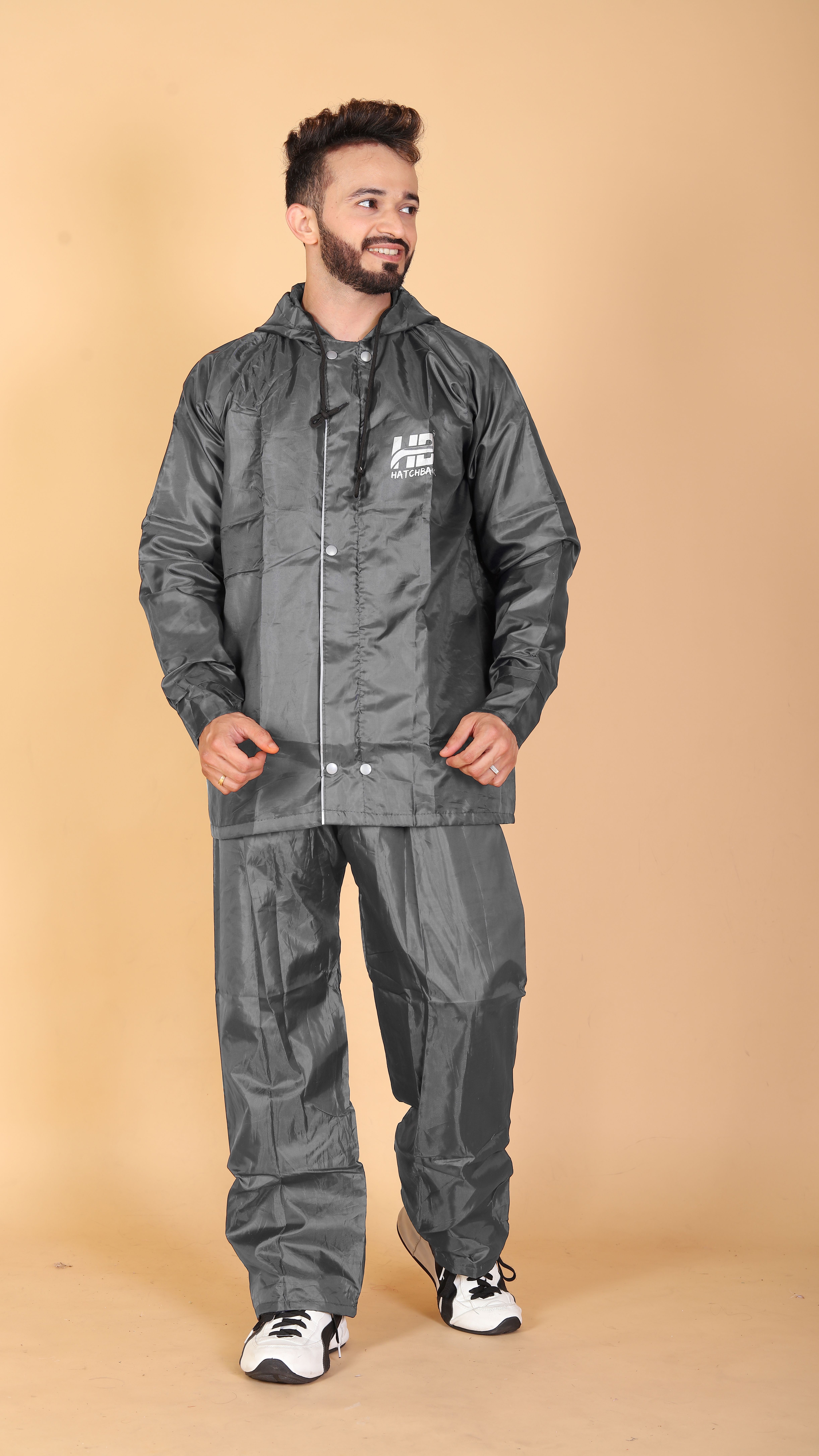 hatchback Solid Men Raincoat-picture-28