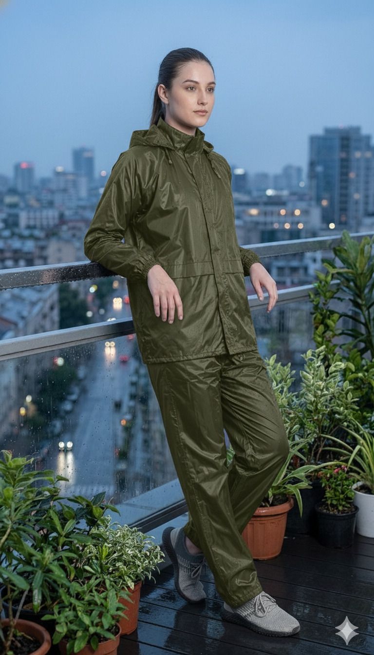 dressbase Solid Women Raincoat-picture-14