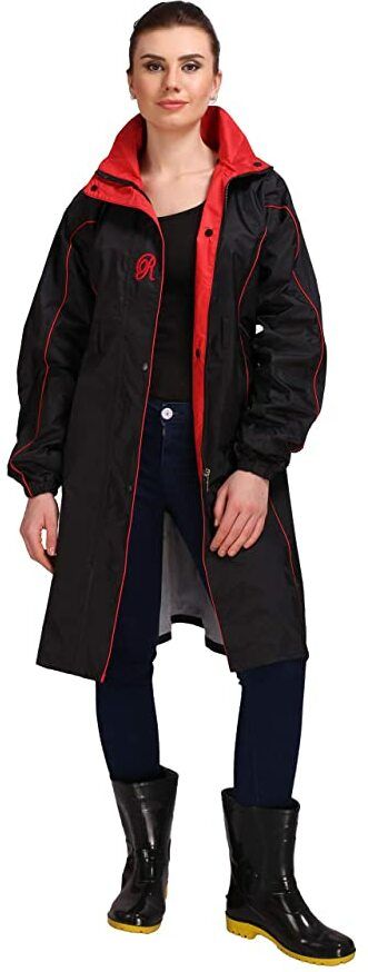 Solid Women Raincoat-image-9