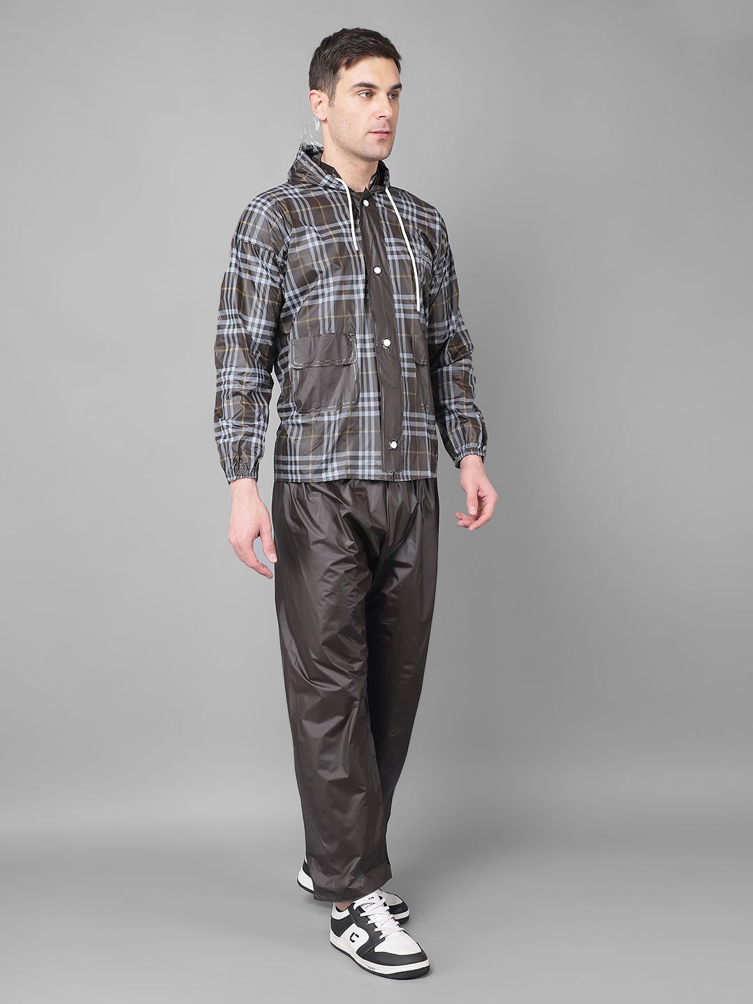 dollar Checkered Men Rain Suit-picture-20