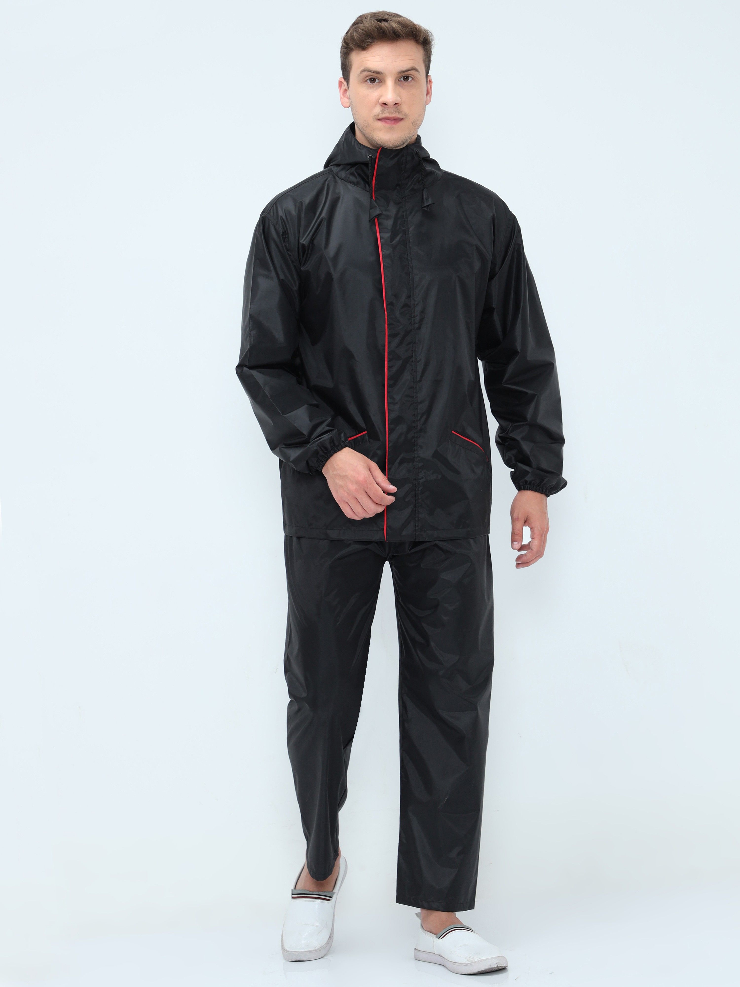 Solid Men Raincoat