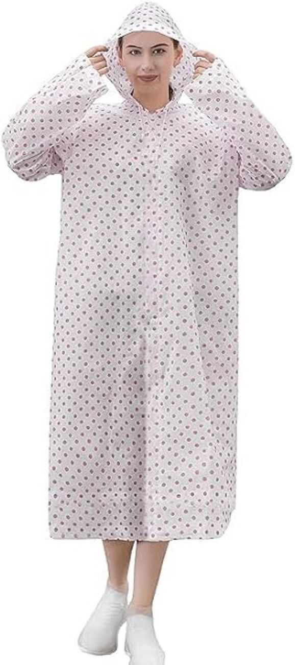Polka Print Women Rain Suit-image-21