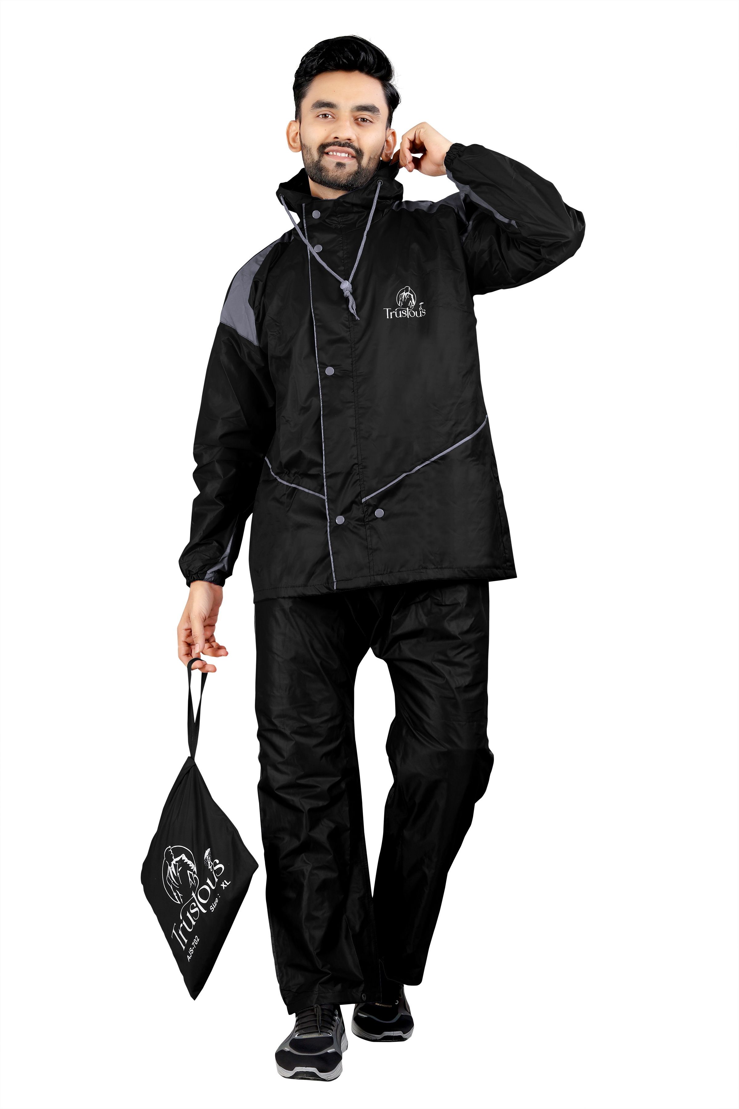 os rainwear Self Design Men Rain Suit-picture-10