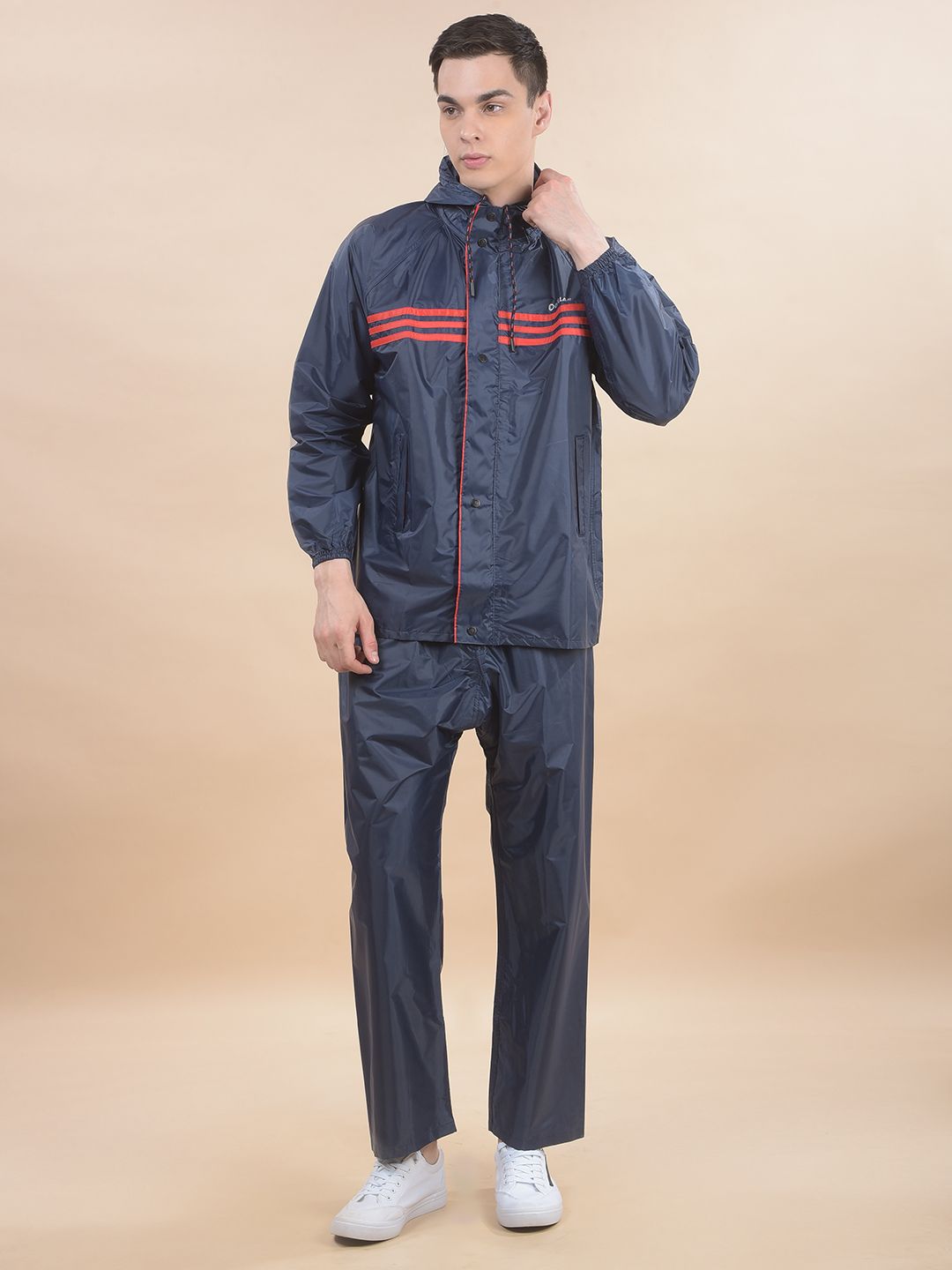 dollar Striped Men Rain Suit-picture-18