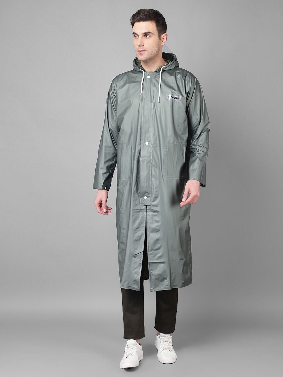 dollar Solid Men Raincoat-picture-27