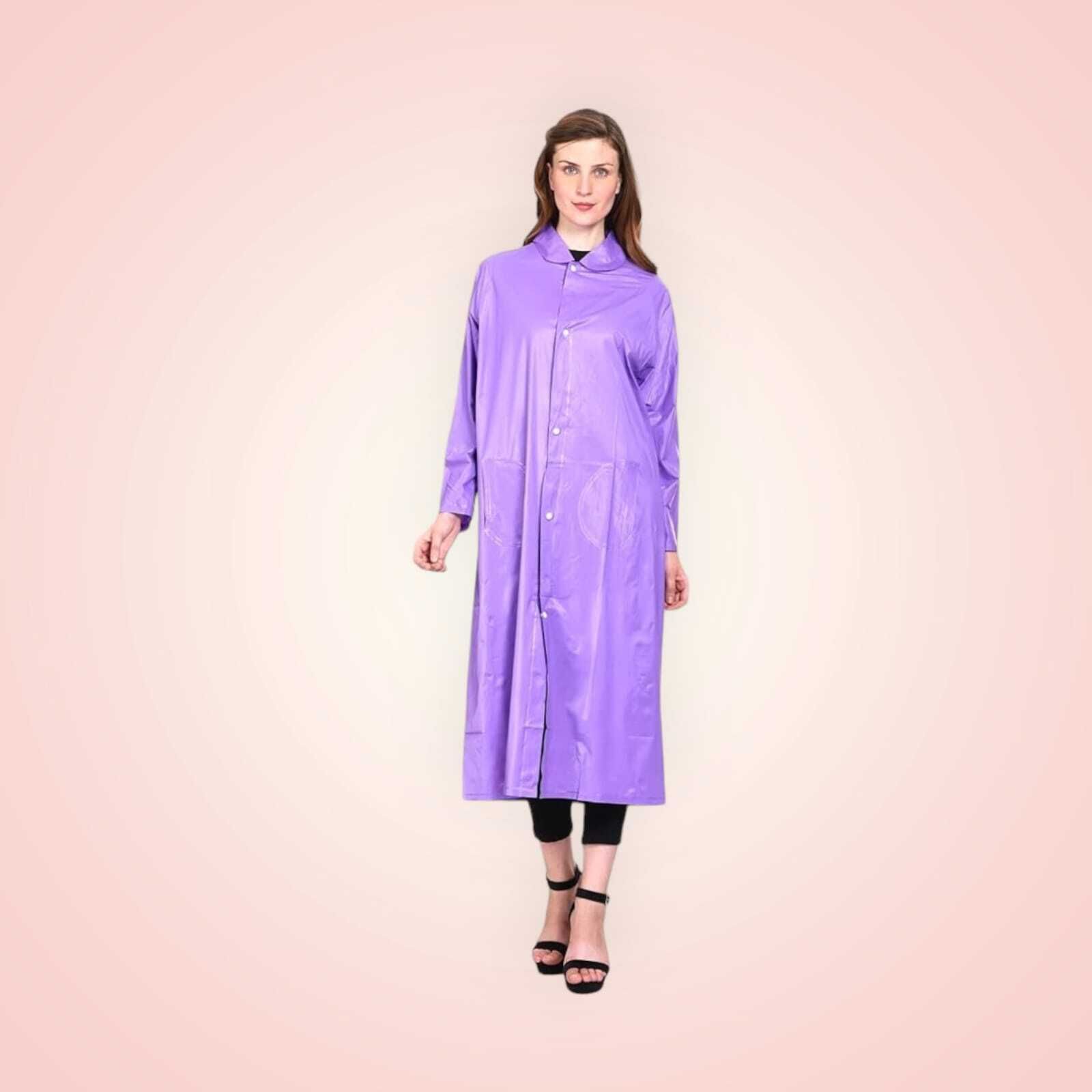 dressify Solid Women Raincoat-picture-14