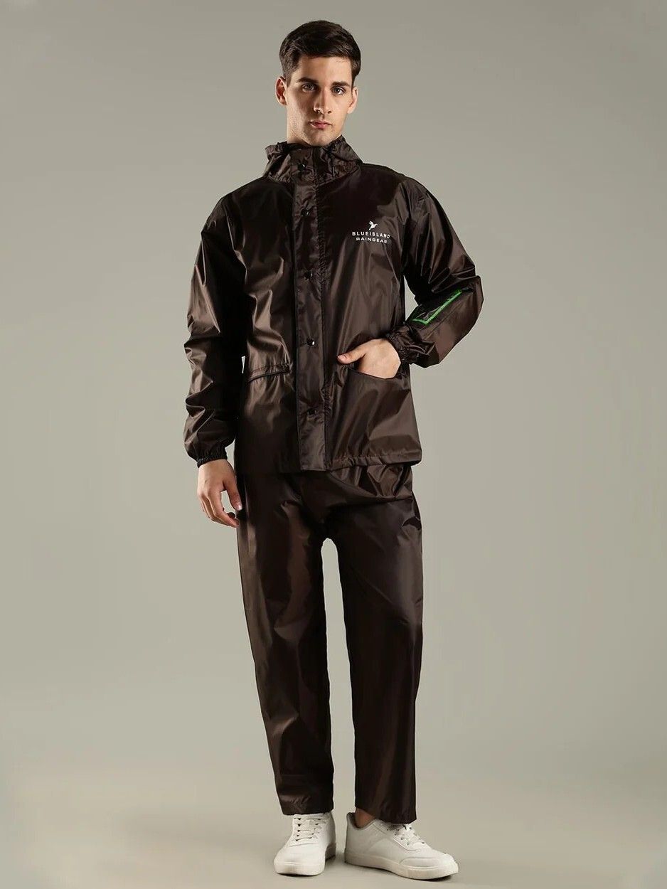 blueisland Solid Men Raincoat-picture-21