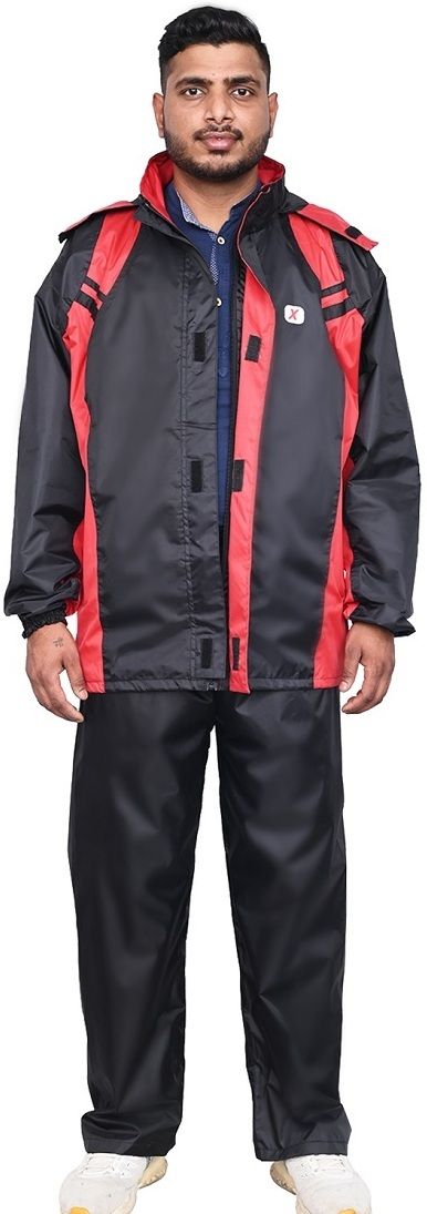 allextreme Colorblock Men Raincoat-picture-29