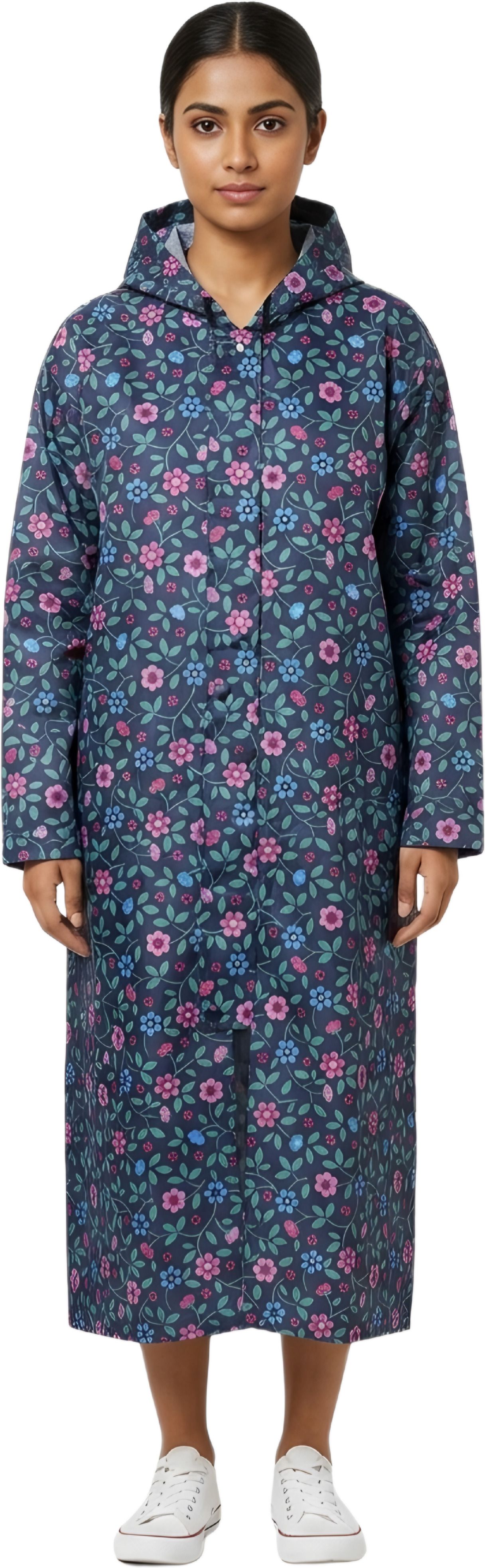 sincerity Floral Print Women Raincoat-picture-32