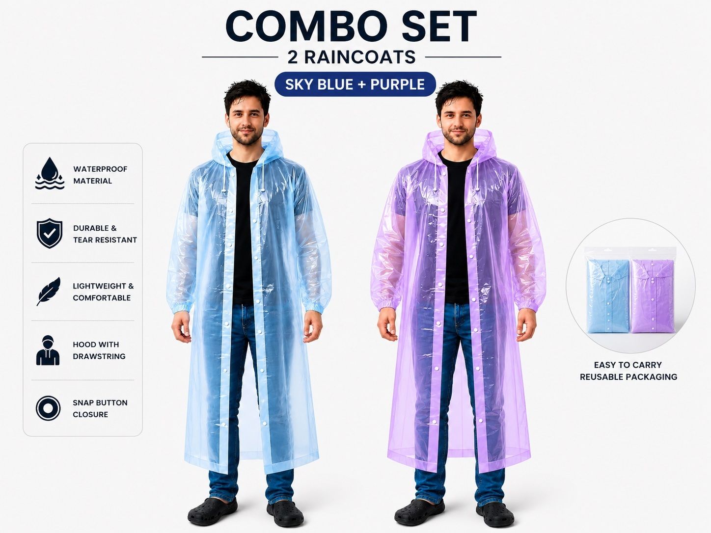 desoria Solid Men Raincoat-picture-36