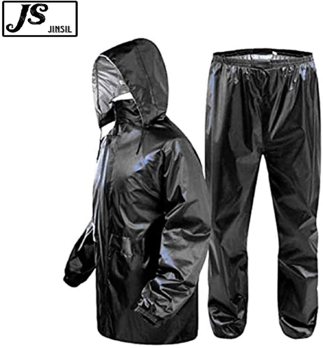 jsjinsil Solid Men Raincoat-picture-10