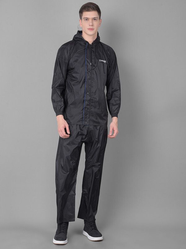 Dollar Rainguard Men's PVC Full Sleeve Solid Raincoat Set Solid Men Raincoat-image-28