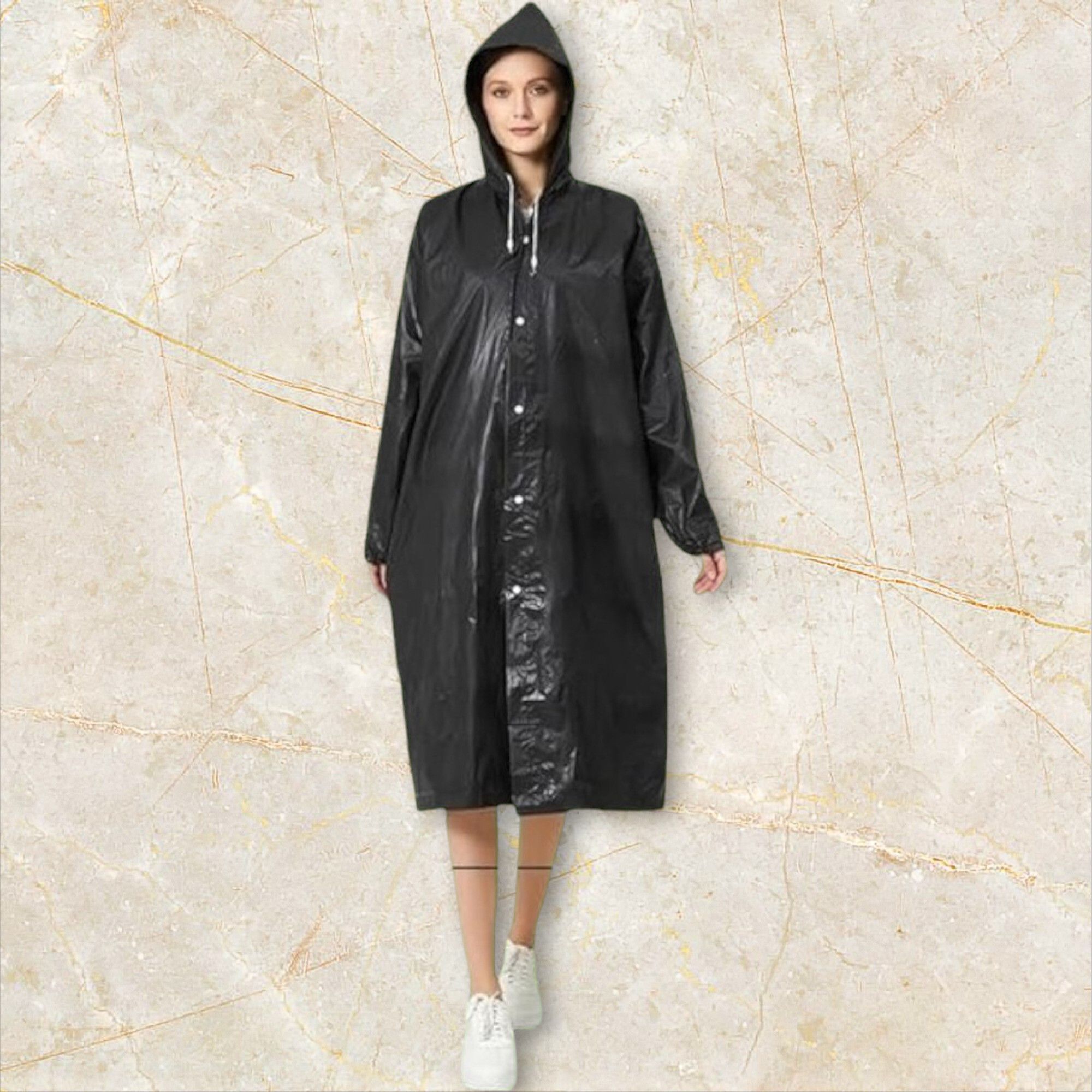 Solid Women Raincoat-image-34