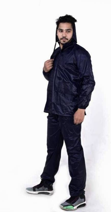 Solid Men Rain Suit