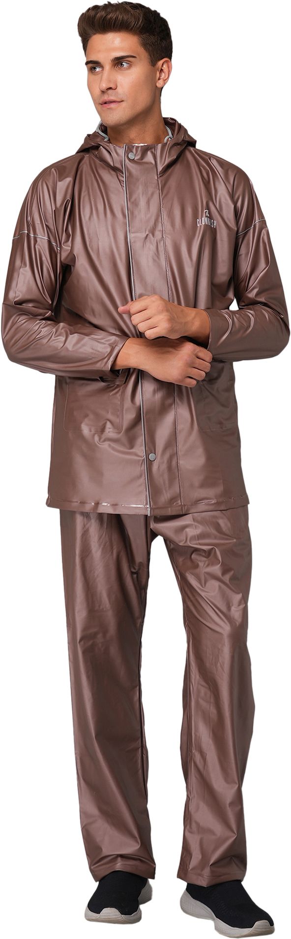 the clownfish Solid Men Raincoat-picture-25