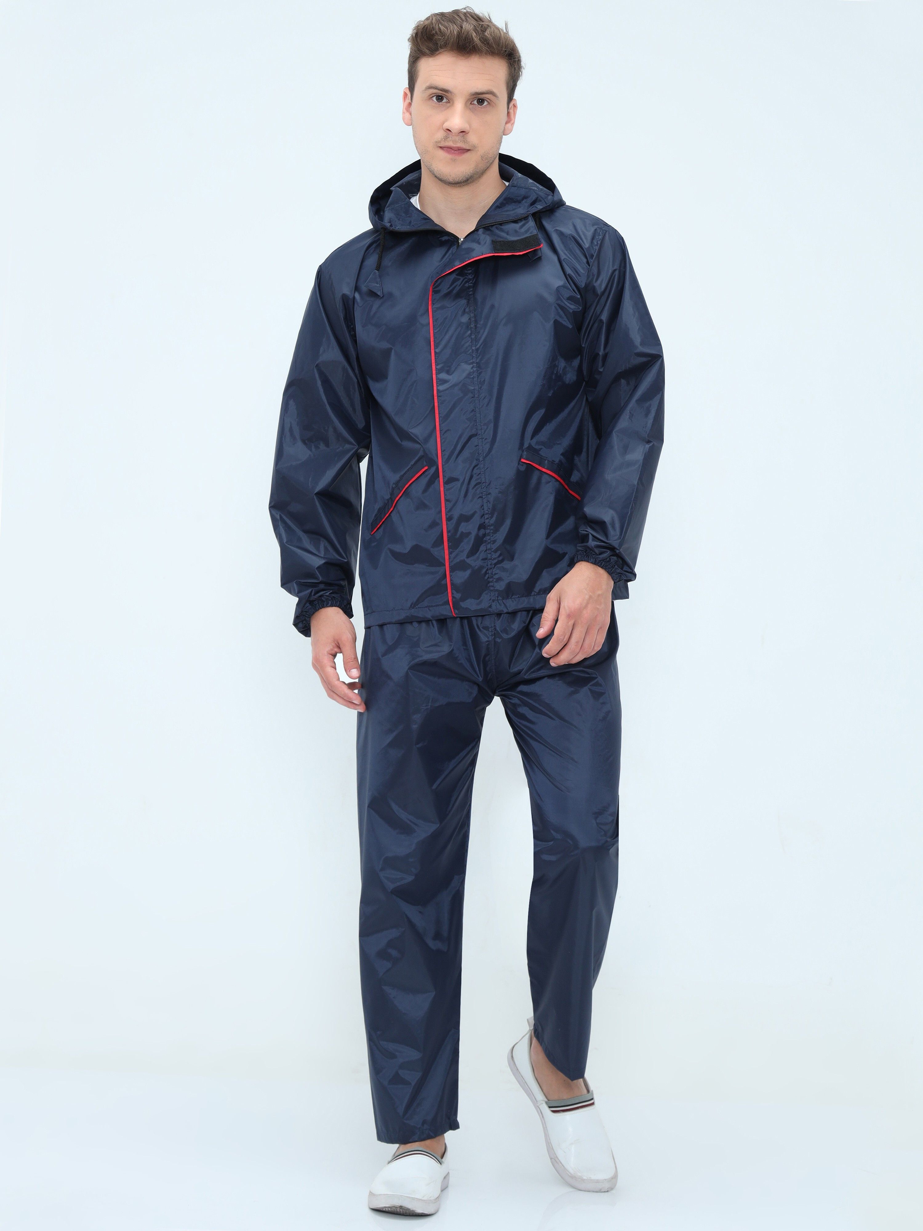 Solid Men Raincoat