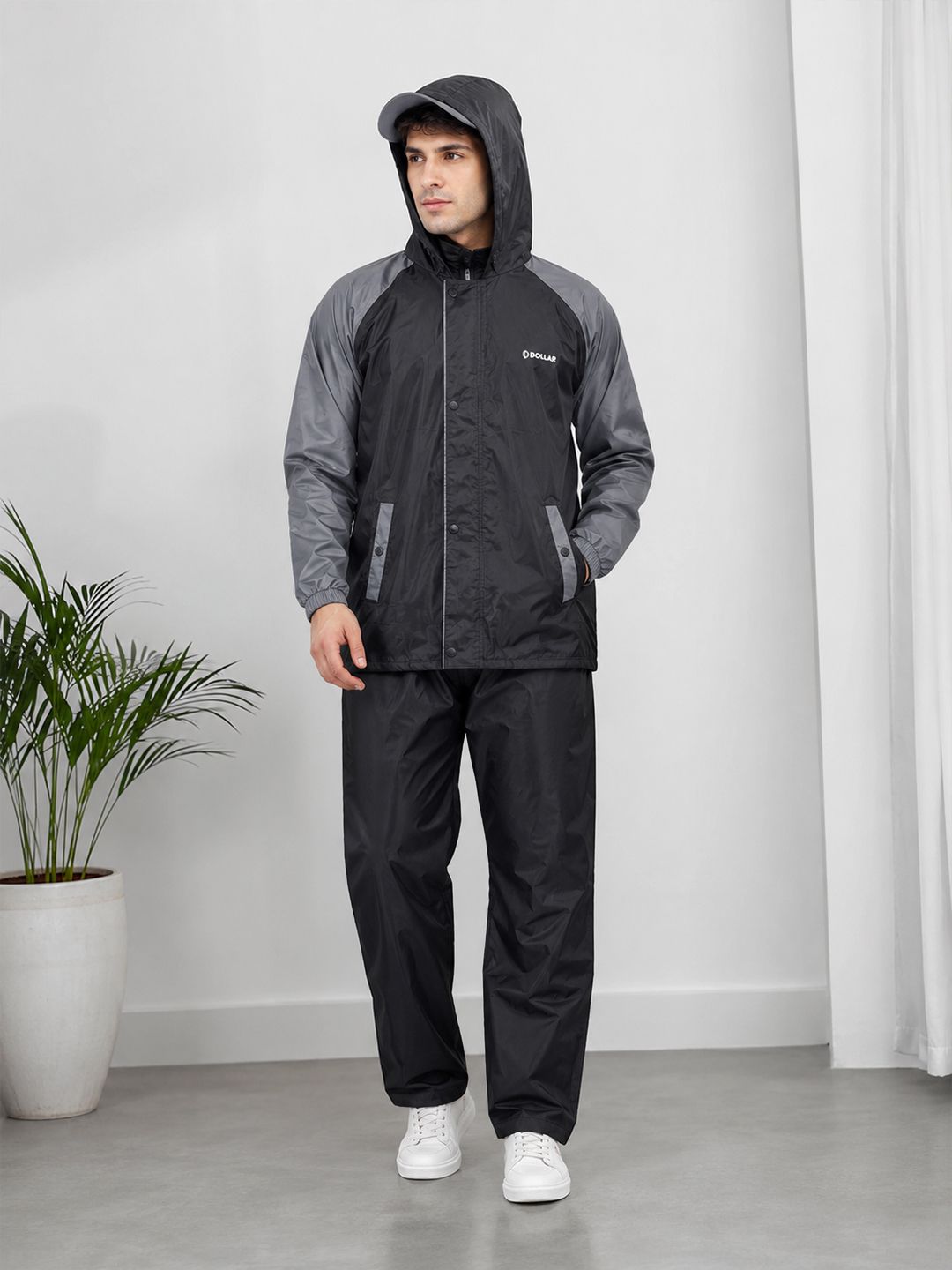 dollar Colorblock Men Rain Suit-picture-10