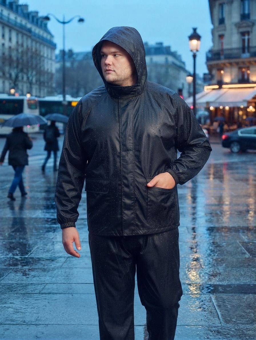 new-18 Solid Men Raincoat-picture-10
