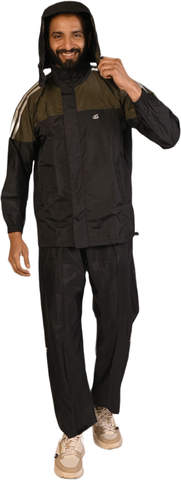duckback Colorblock Men Rain Suit-picture-10