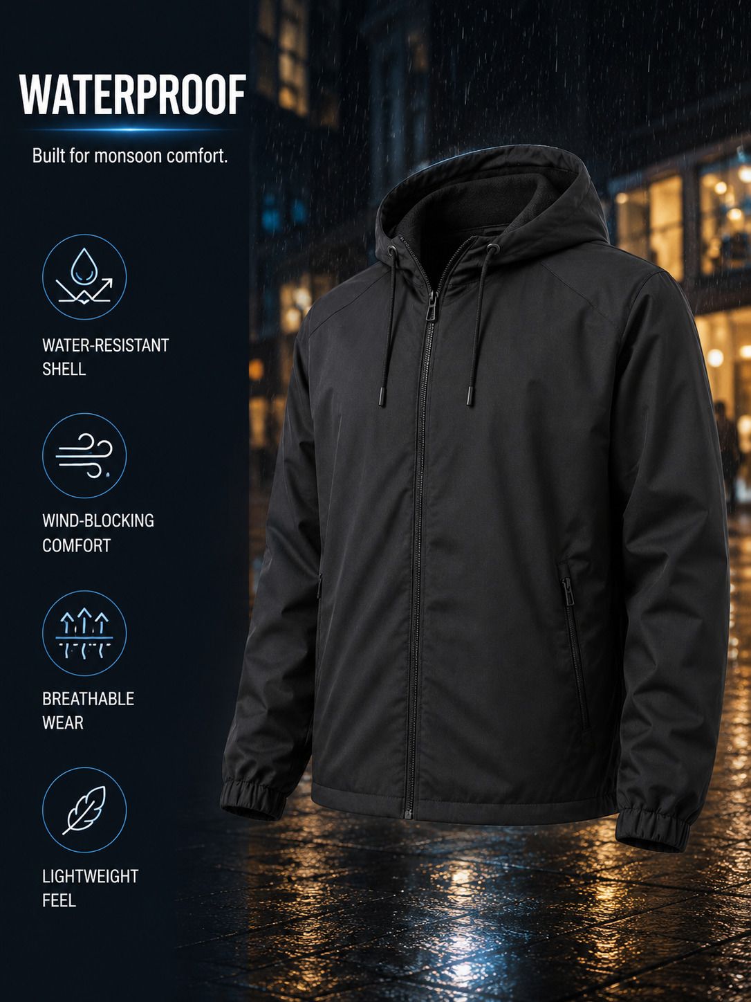 mia fashion Solid Men Raincoat-picture-25