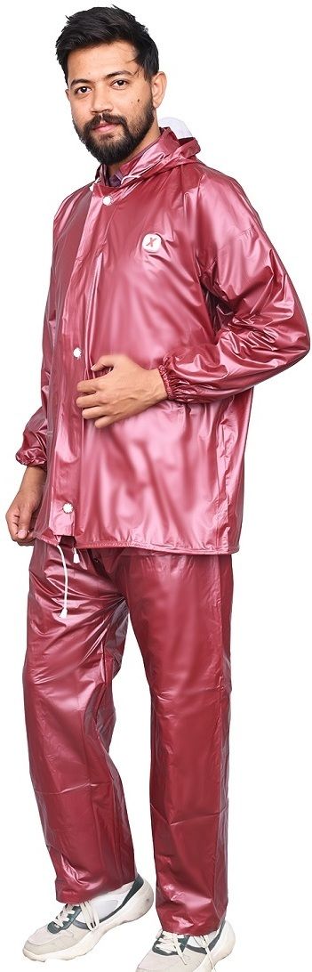 allextreme Colorblock Men Raincoat-picture-20