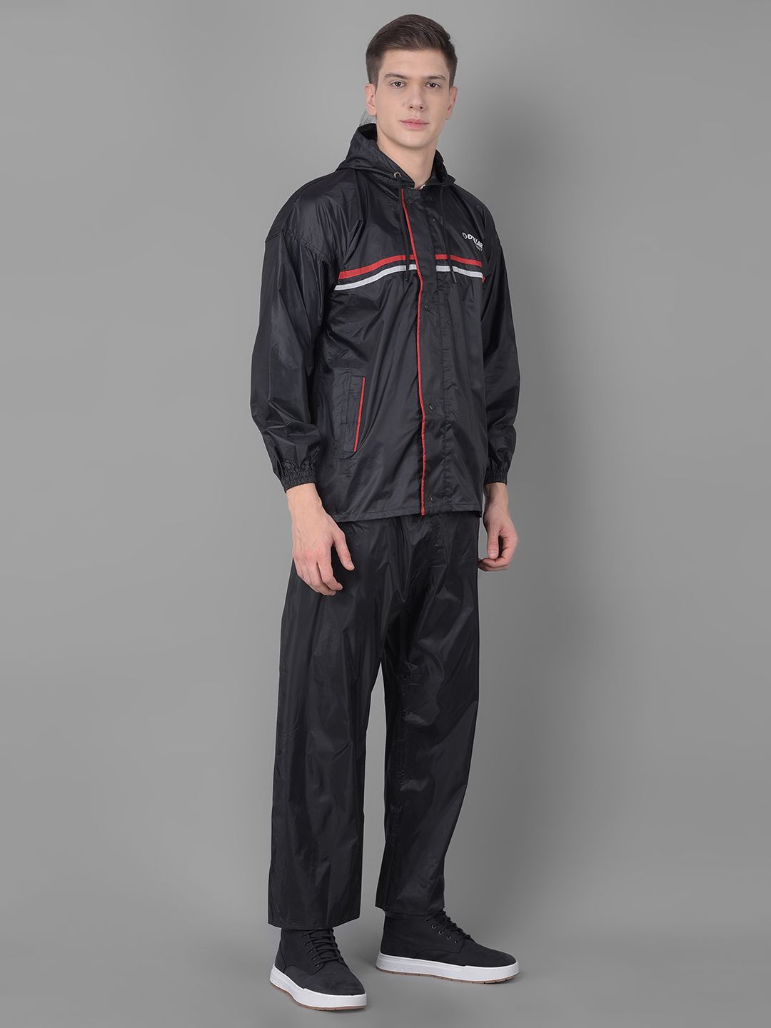 dollar Solid Men Raincoat-picture-18