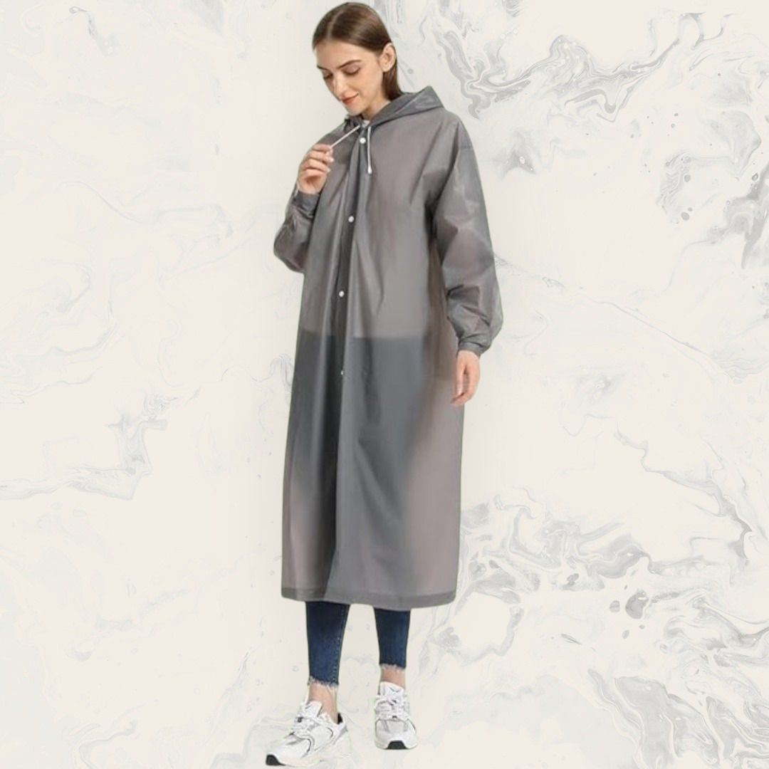 fashionon Solid Women Raincoat-picture-18