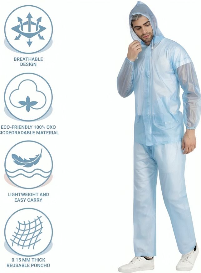 sindon Solid Men Raincoat-picture-15