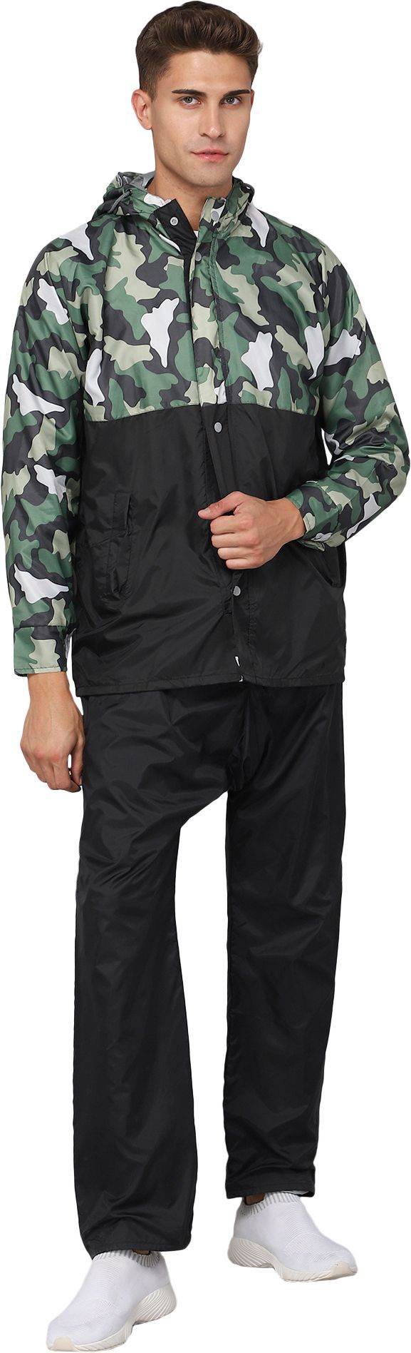 the clownfish Solid Men Rain Suit-picture-19