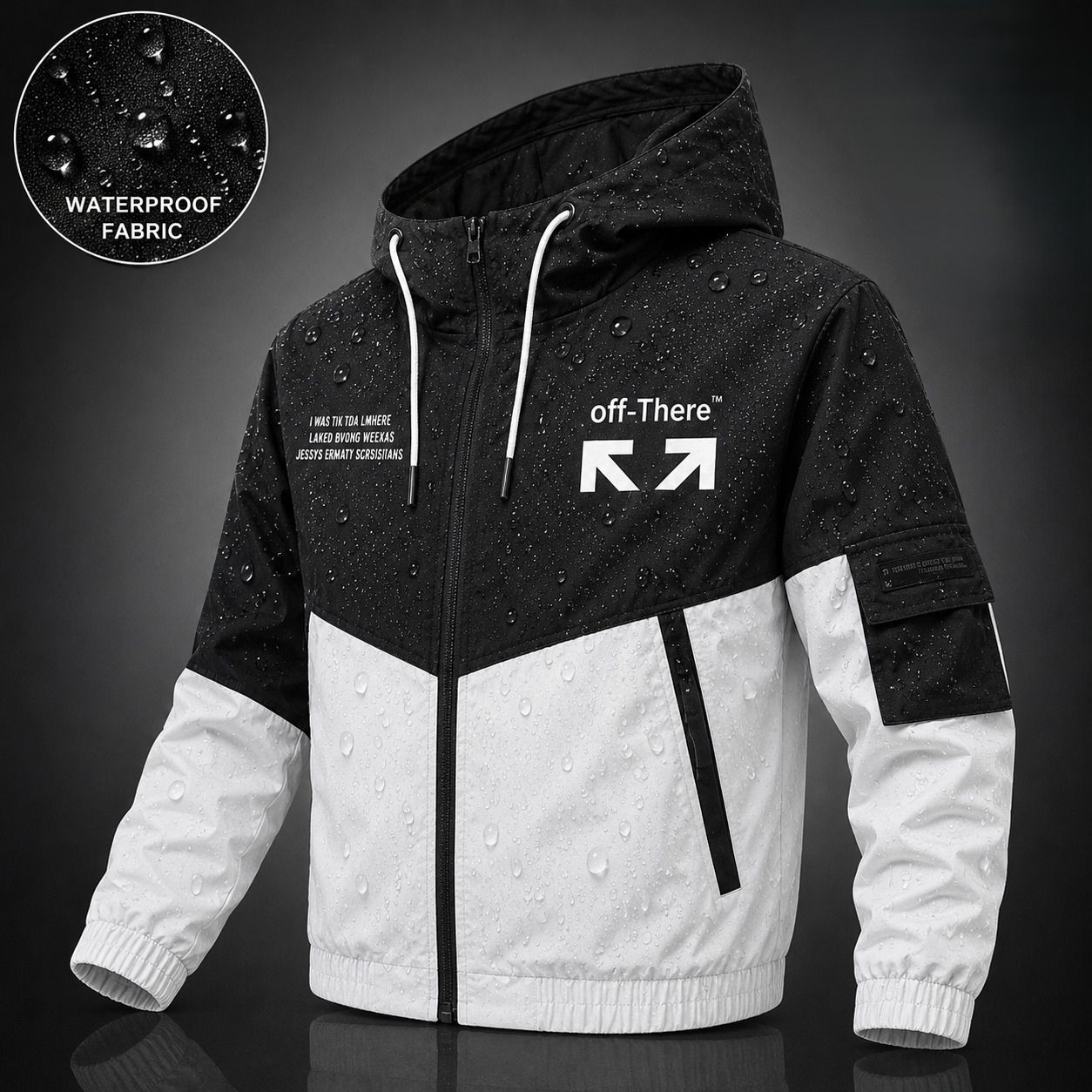plus91 Colorblock Men Raincoat-picture-25
