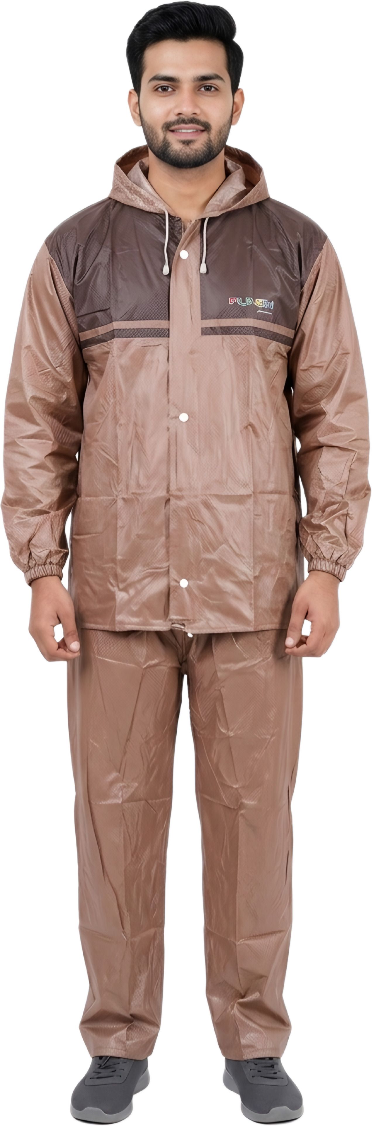 sincerity Colorblock Men Rain Suit-picture-24