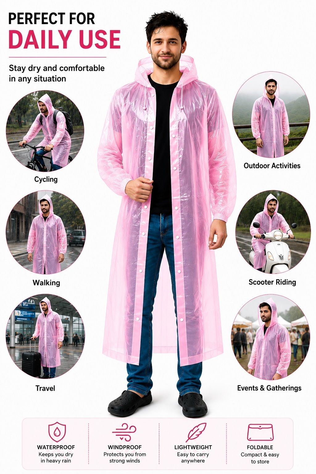 loom legacy Solid Men Raincoat-picture-39
