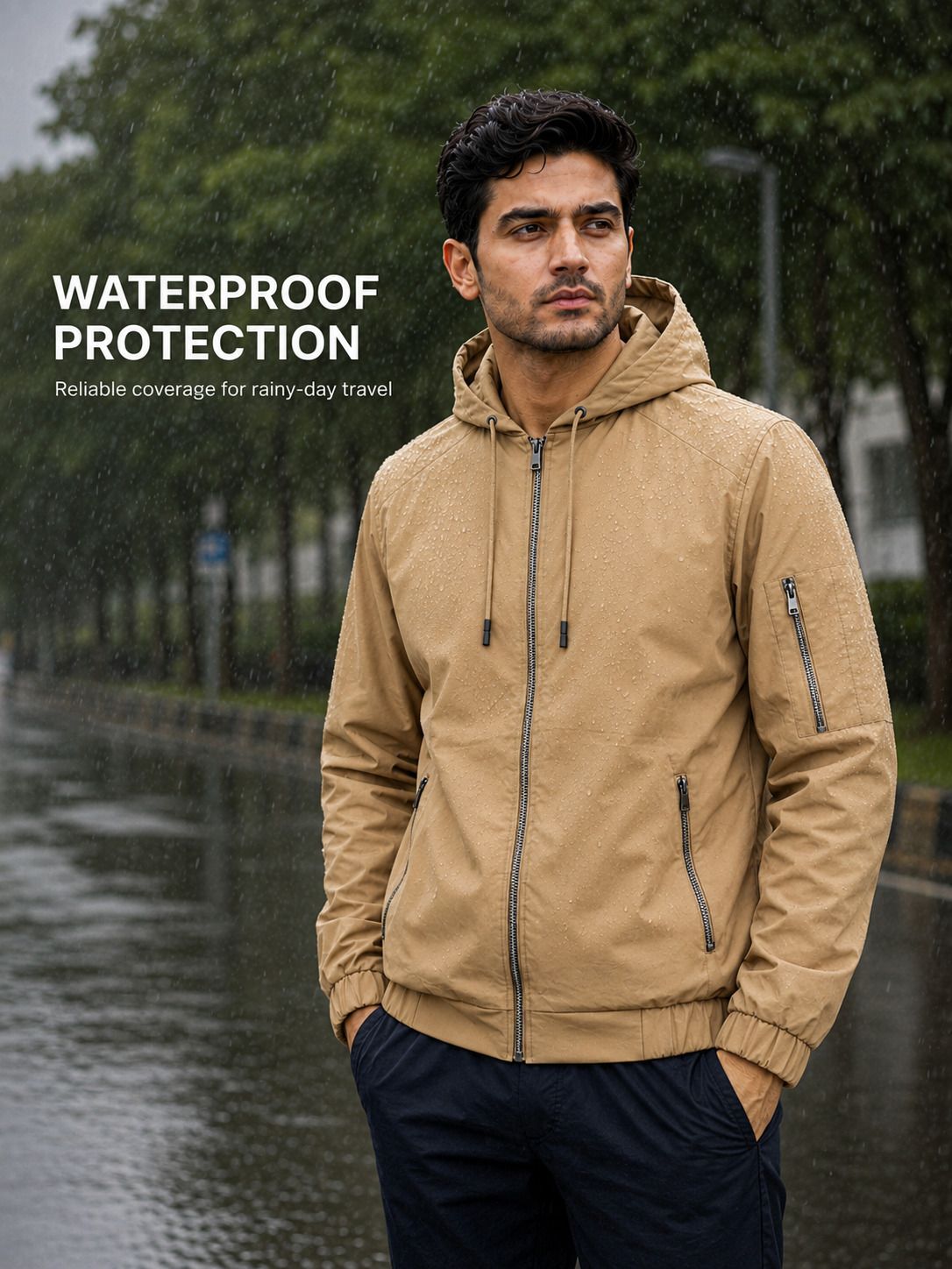 caraba Solid Men Raincoat-picture-45